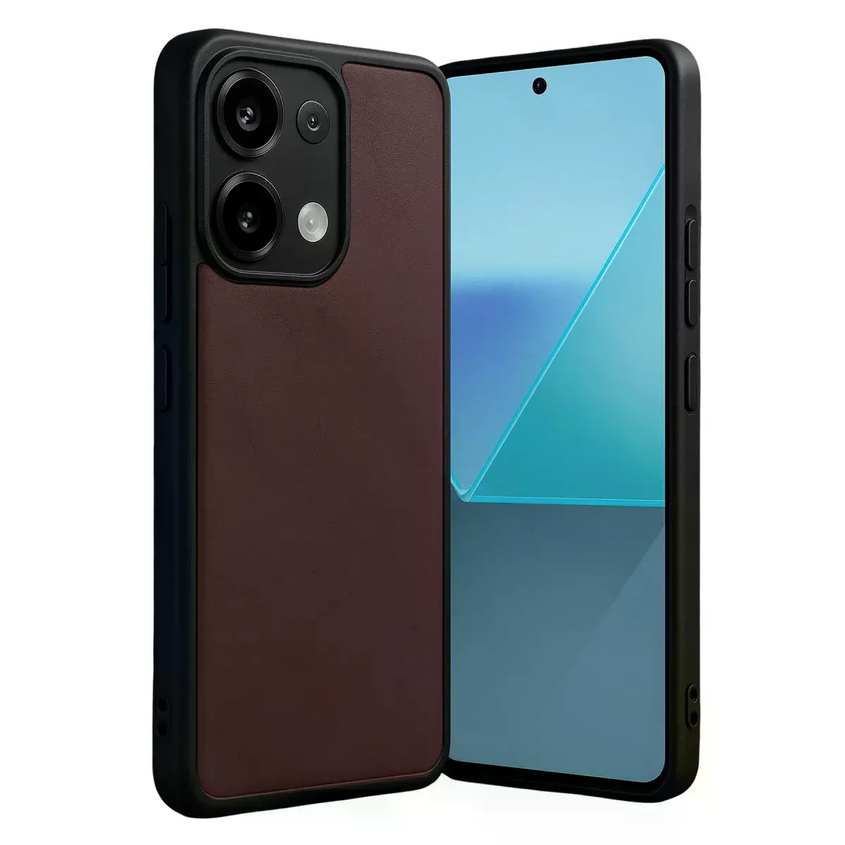 Xiaomi Redmi Note 13 Pro 4g Kılıf Aras Deri Kapak - Bordo