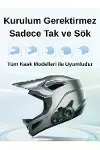 D2-6X 1000M Mesafeli 6 Kanallı İntercom Bluetooth Motosiklet Kask Kulaklığı İntercom Kulaklık-6