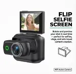 1080P Dijital Video Kamera (32GB) Kart Dijital Vlog Fotoğraf Makinesi  Türkçe  Siyah-5