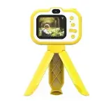 Dijital Fotoğraf Makinesi Çocuk Mini 1080p Hd Kamera Selfie Tripotlu Ön Arka Kamera-2