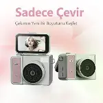 2K Mini Dijital Retro Video Kamera Flaşlı Dijital Vlog Mini Fotoğraf Makinesi Türkçe Menü Yeşil-2