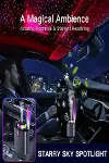 Led Işık Aydınlatmalı 45W Hava Nemlendirici 5’1 Arada Şarj Cihazı Araç İçi Çakmaklık Şarj Aleti-6