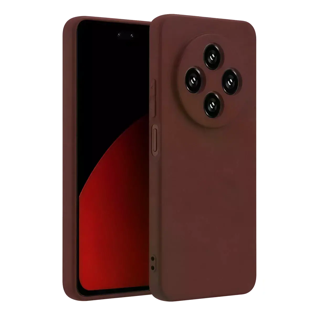 Xiaomi Redmi 14c Kılıf First Silikon - Bordo