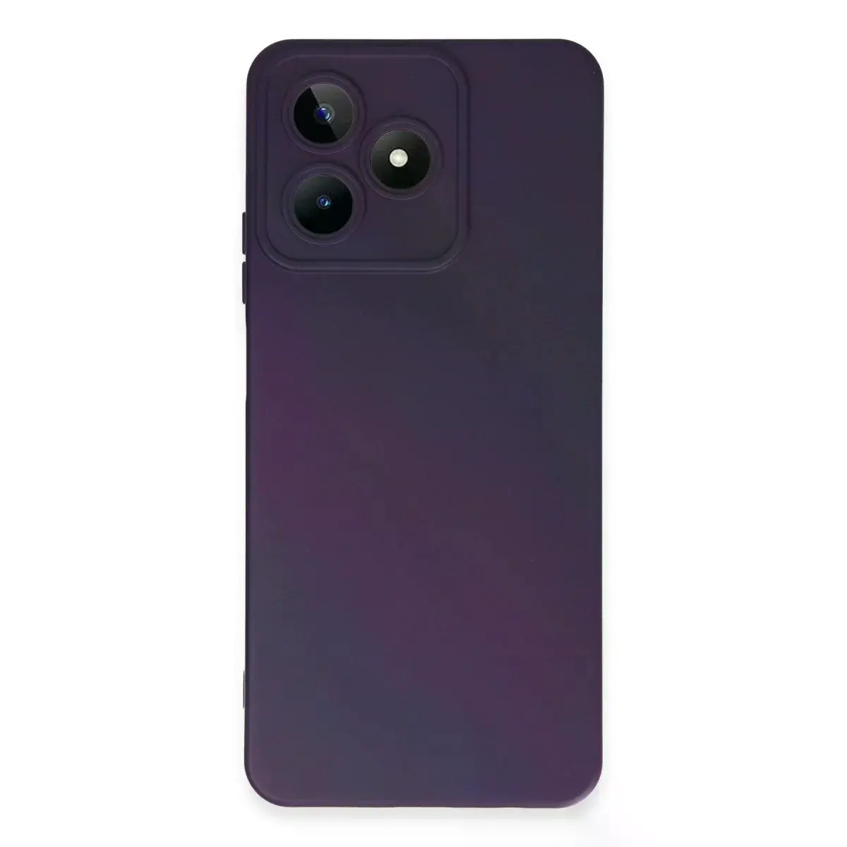 Realme C53 Kılıf Nano İçi Kadife Silikon - Mor
