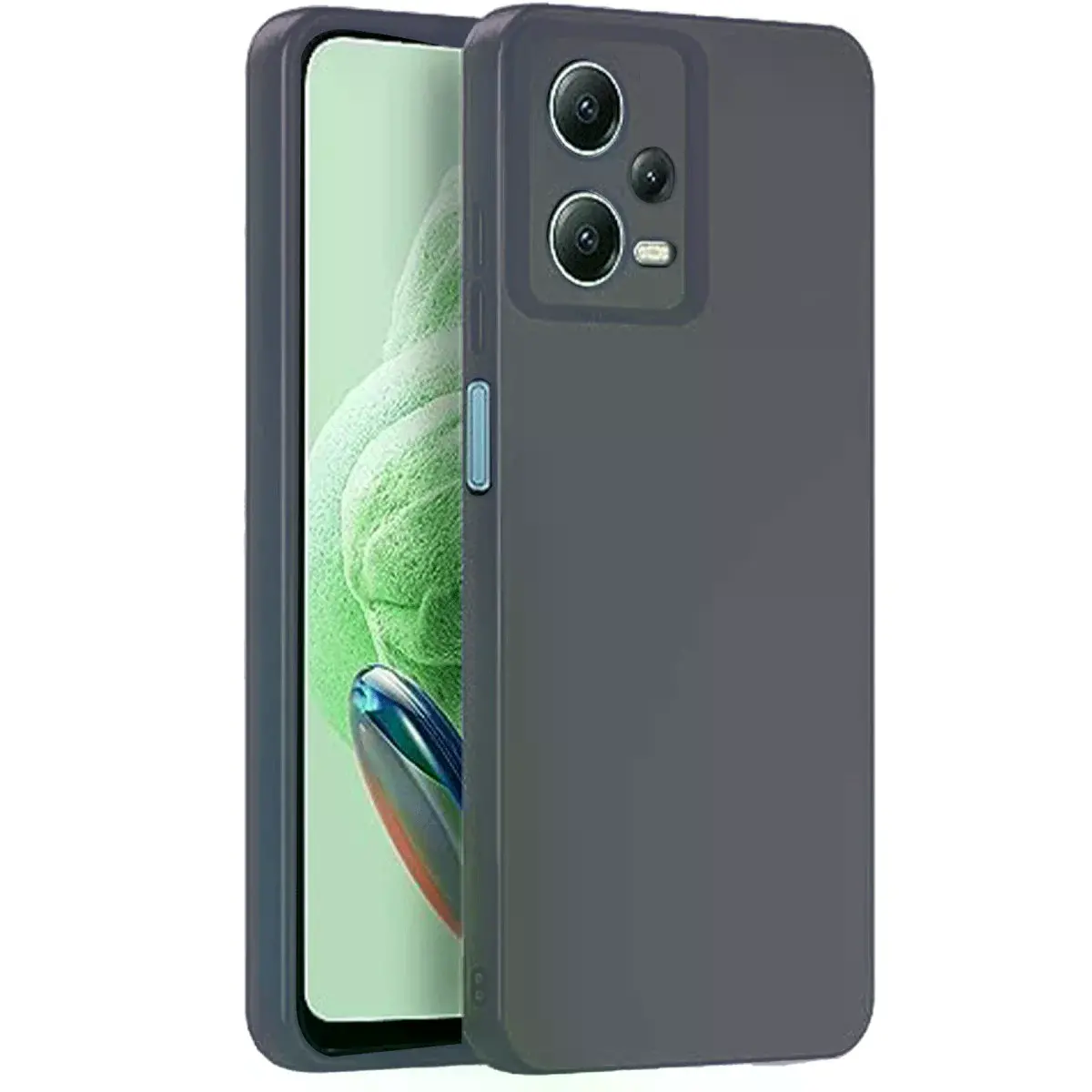 Xiaomi Redmi Note 12 Pro 5g Kılıf Nano İçi Kadife Silikon - Gri