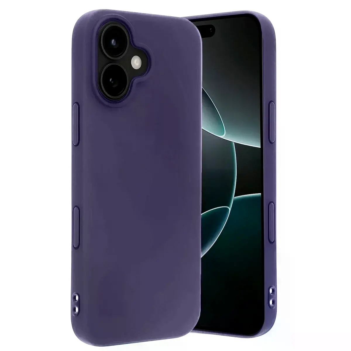 İphone 17 First Silikon - Mürdüm