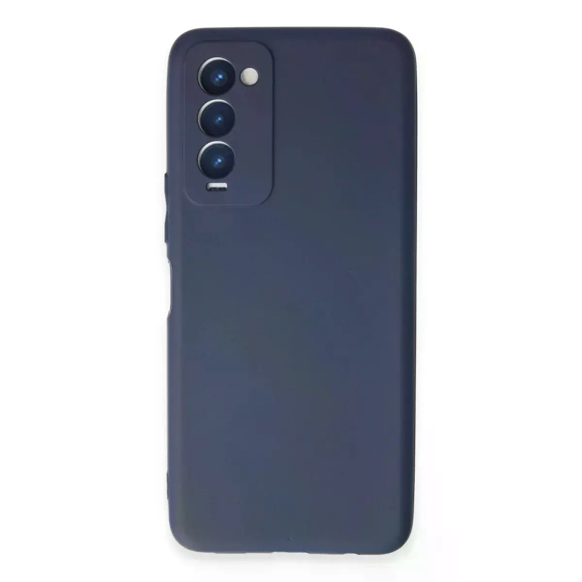 Tecno Camon 18 Kılıf First Silikon - Lacivert