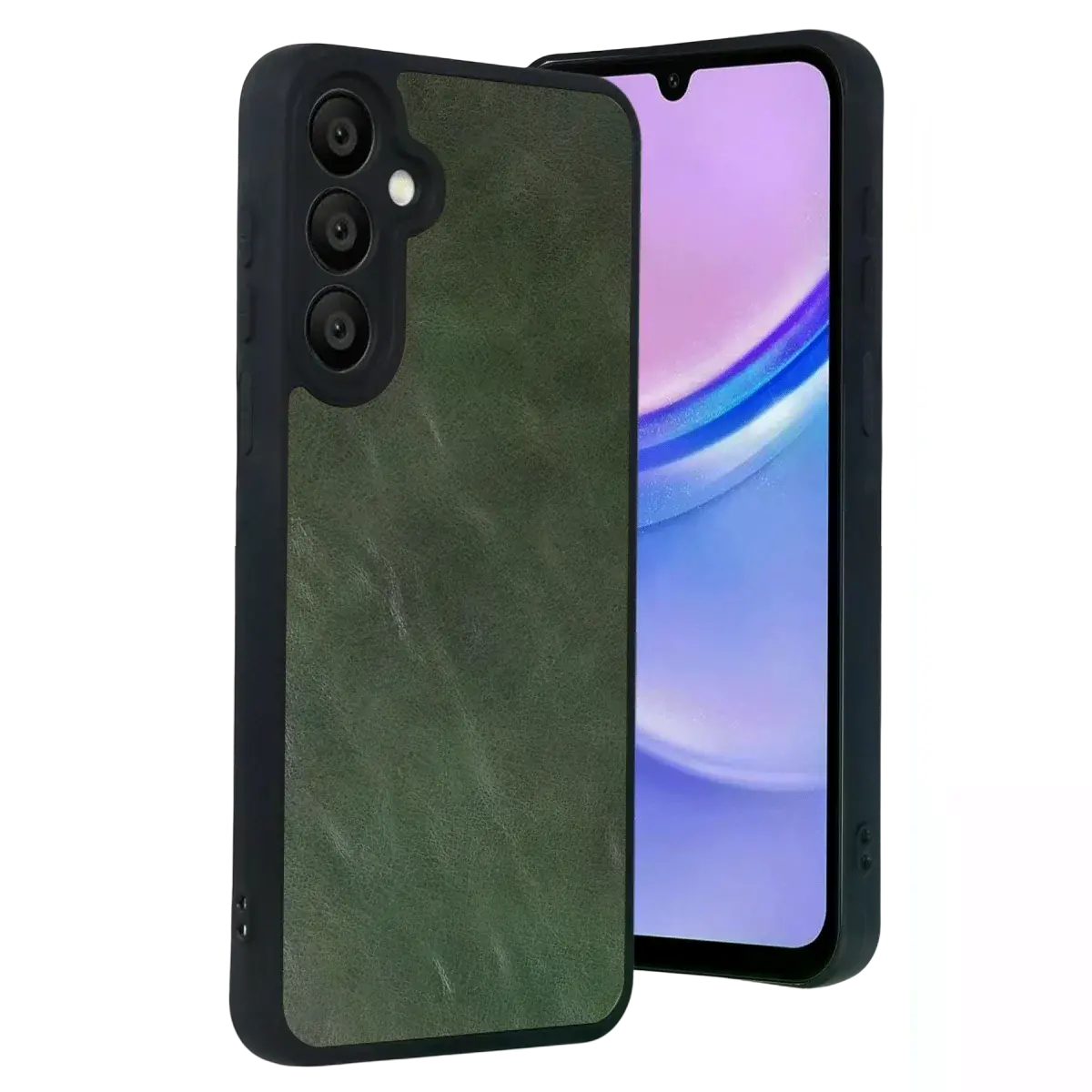 Samsung Galaxy A37 5g Aras Deri Kapak - Yeşil