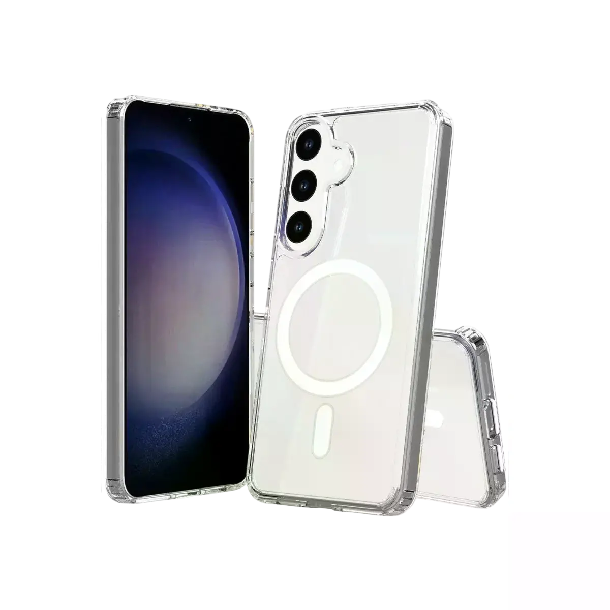 Samsung Galaxy S26 Magneticsafe Şeffaf Silikon - Şeffaf