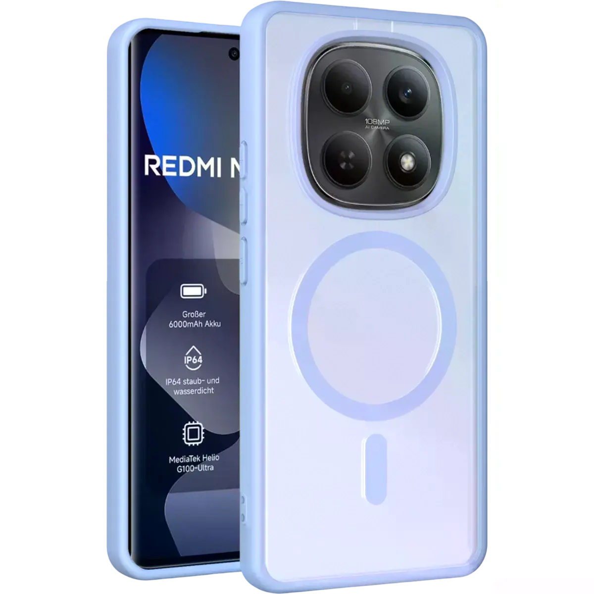 Joko Xiaomi Redmi Note 15 Pro 4g Jota Magsafe Kapak - Açık Mavi