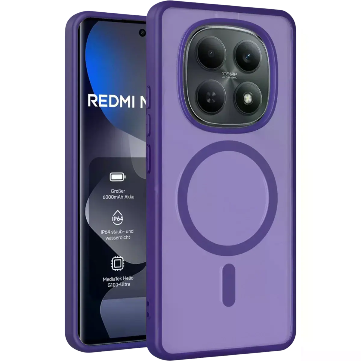 Joko Xiaomi Redmi Note 15 Pro 4g Jota Magsafe Kapak - Derin Mor