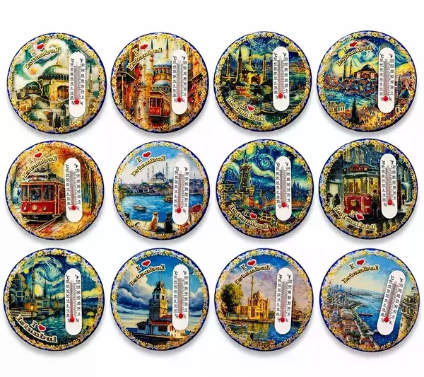 İstanbul Temalı Buzdolapı Süsü Magnet Alk5405