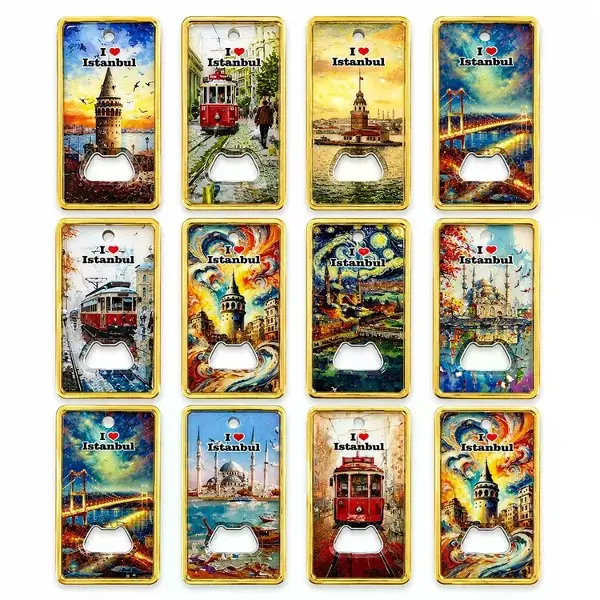 İstanbul Temalı Açacaklı Buzdolapı Süsü Magnet Alk5410