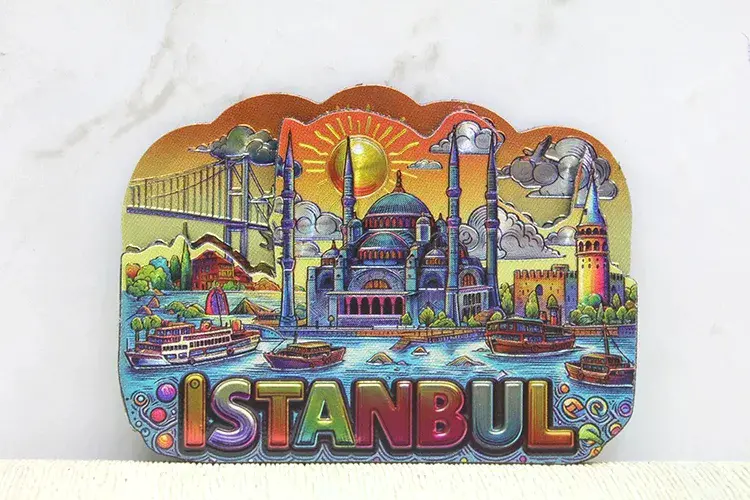 İstanbul Temalı Silikon Buzdolapı Süsü Magnet Alk5376