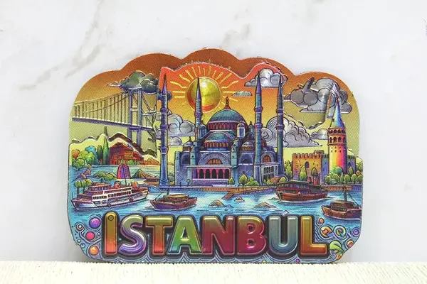 İstanbul Temalı Silikon Buzdolapı Süsü Magnet Alk5376