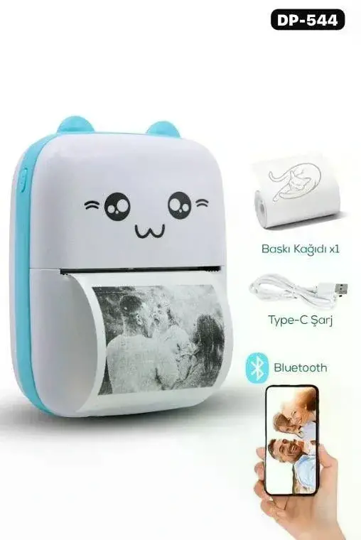 Mini Printer Etiket Çıkarıcı Yazıcı