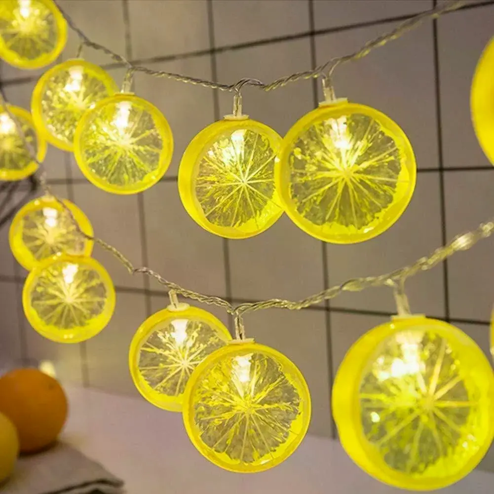 2m 10 Led Pilli 2 Kademeli Limon Led Işık Mz-304