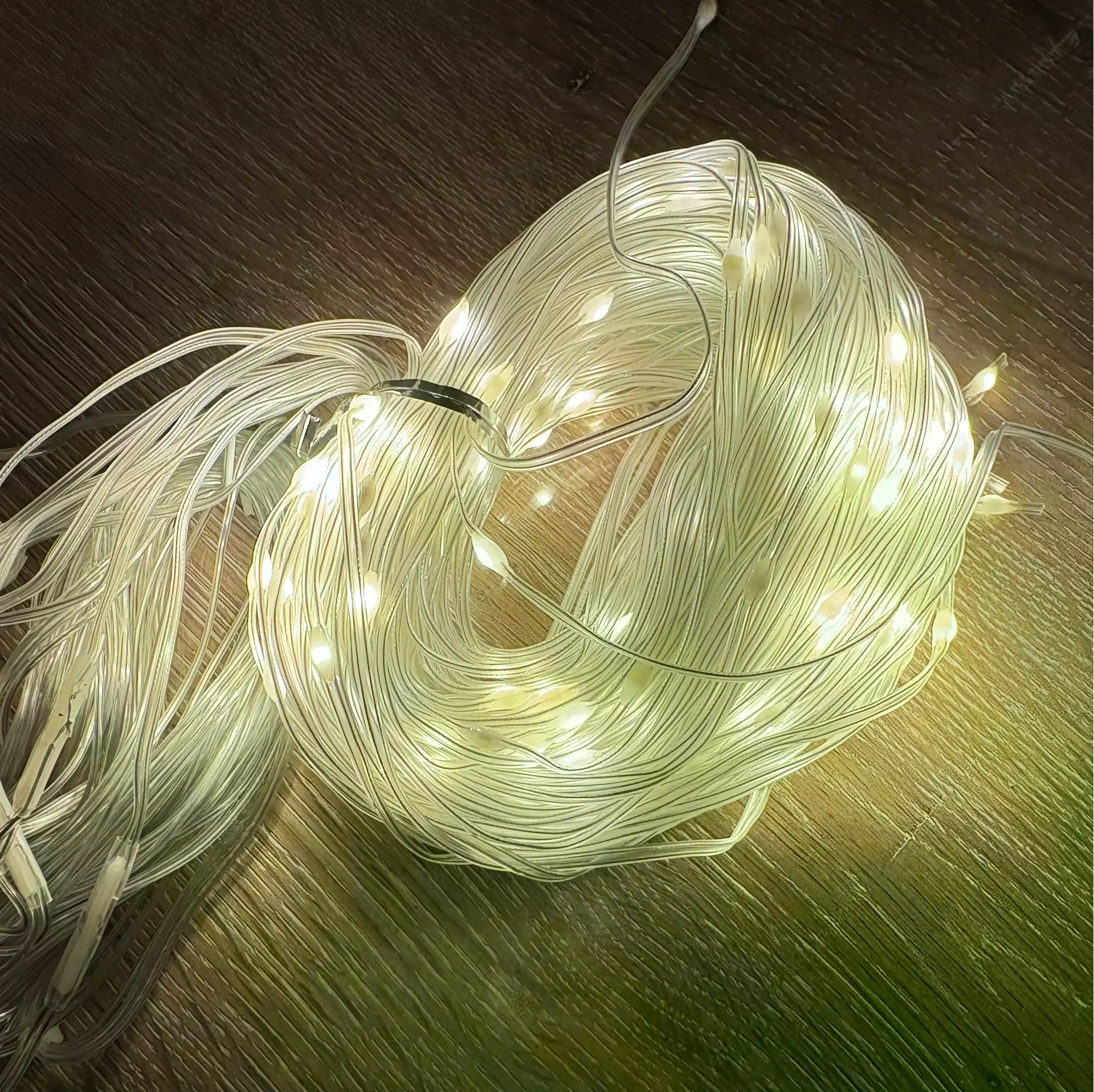 3*3 Perde Led 240 Led Sarı Işık 8 Fonksiyonlu Mz-14-7