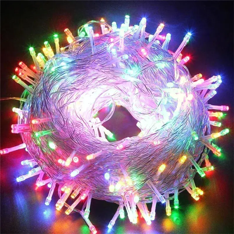 10m 60 Led Rgb 2 Kademeli Şeffaf Kablo Pilli Mz-323