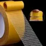 Geniş 10 Metre * 3 Cm Çift Taraflı Süper Güçlü Yapışkan Yapıştırıcı Bant Isıya Dayanıklı-2
