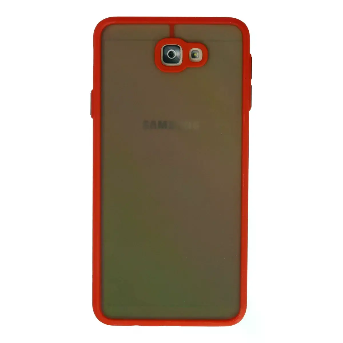 Samsung Galaxy J7 Prime Kılıf Montreal Silikon Kapak - Kırmızı