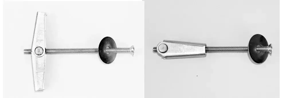 Metal Alçıpan Paraşüt Dübel Vidalı 8 cm - 20 Adet