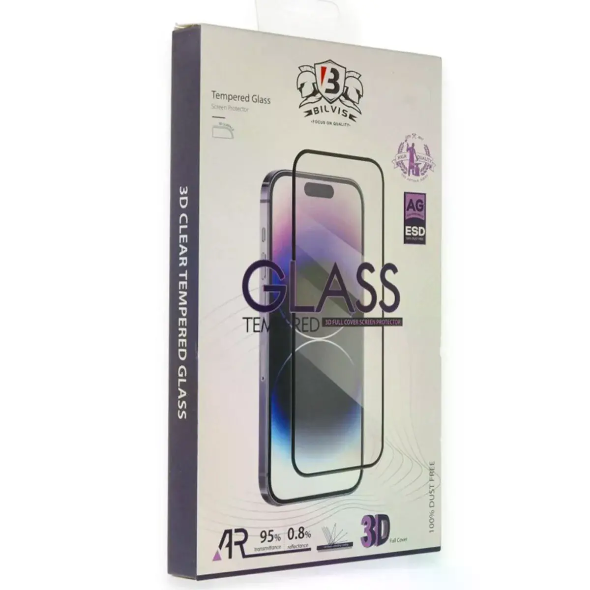 İphone 16 Bilvis 3d Mat Cam Ekran Koruyucu