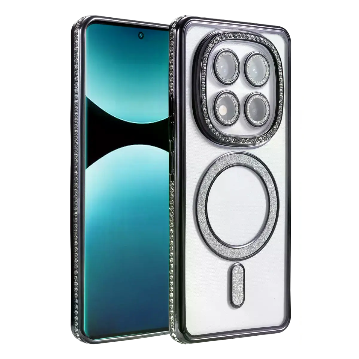 Xiaomi Redmi Note 15 4g Joke Simli Magneticsafe Kılıf - Siyah