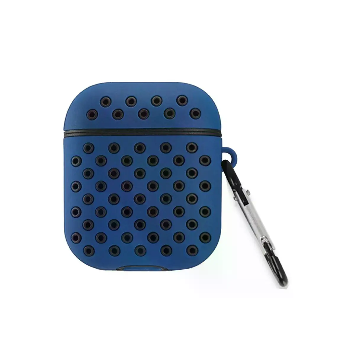 Airpods 2 (2.nesil) Spor Delikli Kılıf - Lacivert-siyah