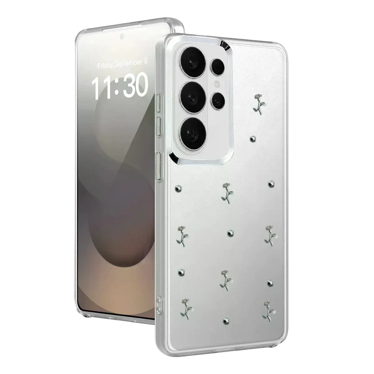 Samsung Galaxy S26 Ultra Fiyonk Desenli Kapak - Desen 4