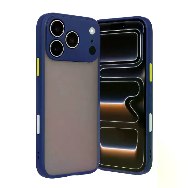 İphone 17 Pro Max Kılıf Montreal Silikon Kapak - Lacivert