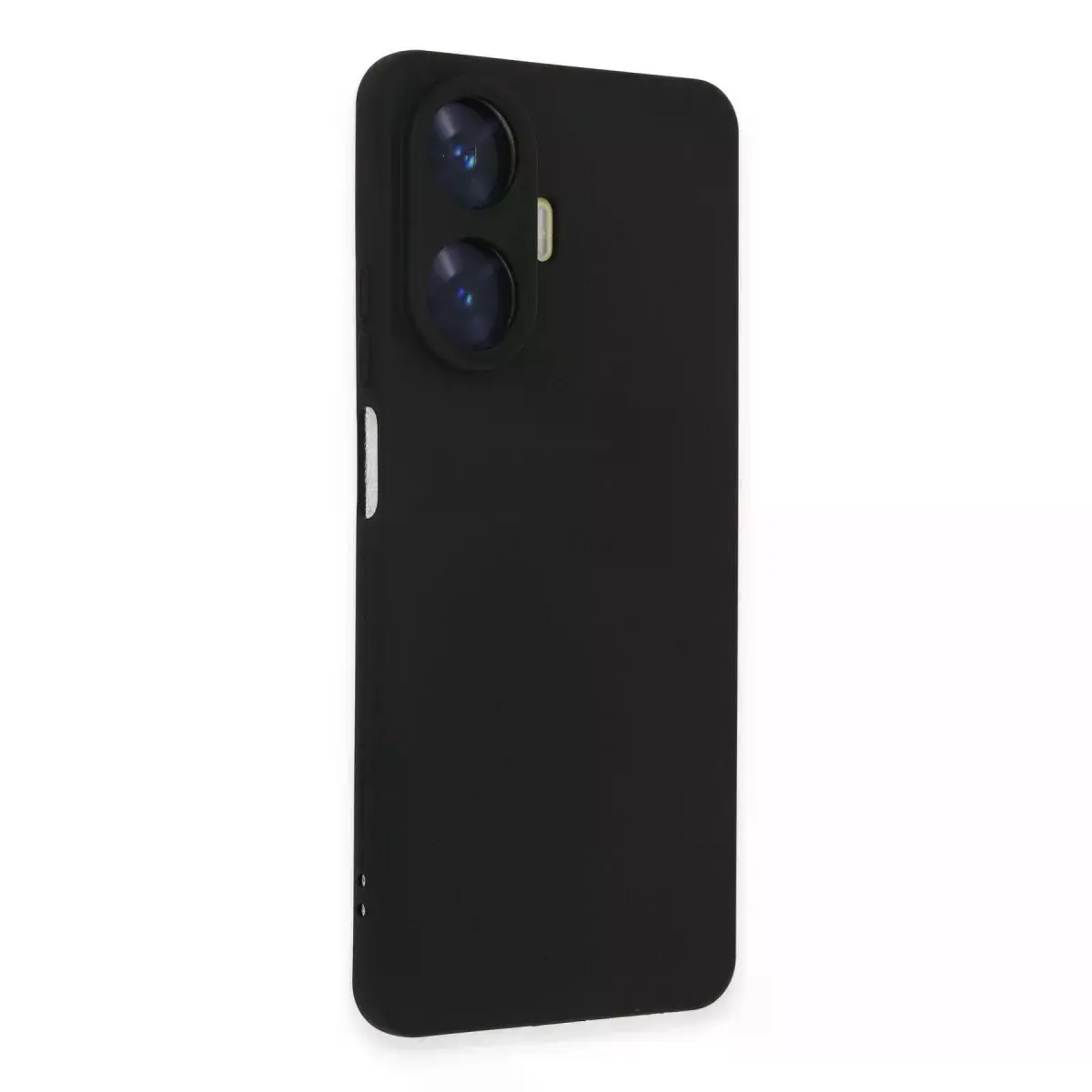 Realme C55 Kılıf Nano İçi Kadife Silikon - Siyah