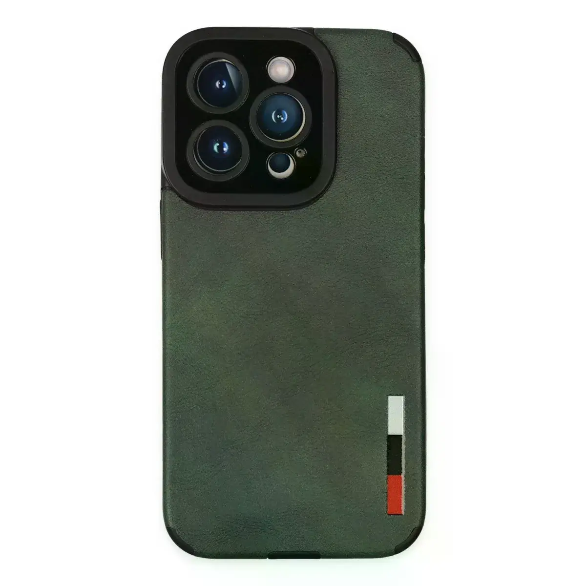 İphone 14 Pro Max Kılıf Loop Deri Silikon - Yeşil