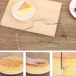 Paslanmaz Çelik Ayarlanabilir Pasta Dilimleyici – Çok Amaçlı Kesme Teli-1