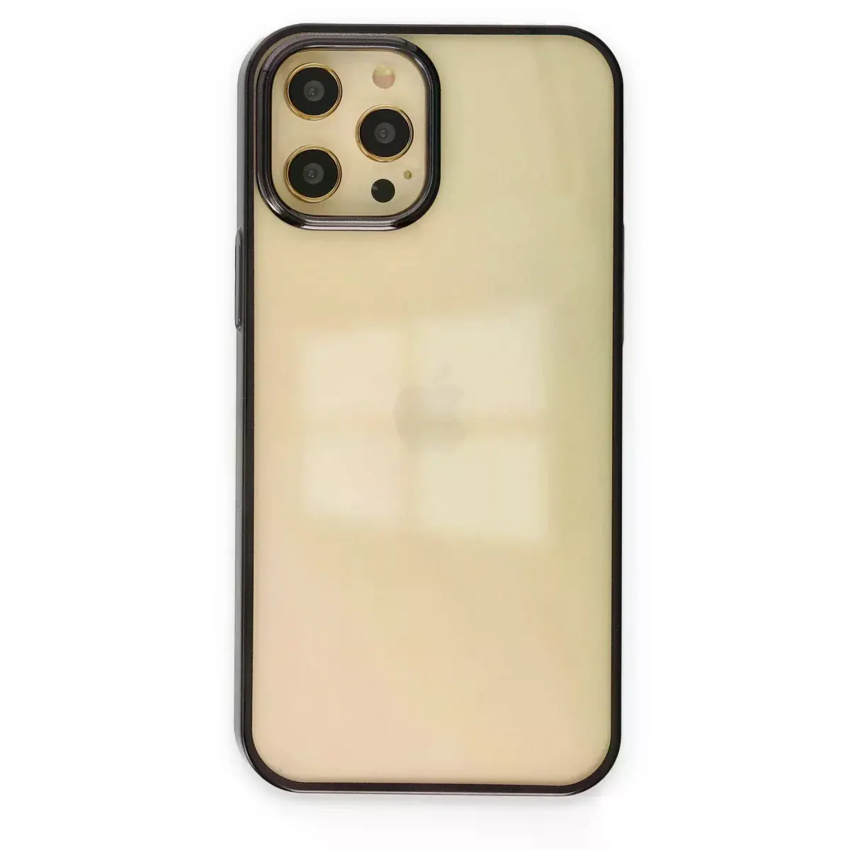 İphone 12 Pro Max Kılıf Element Silikon - Siyah