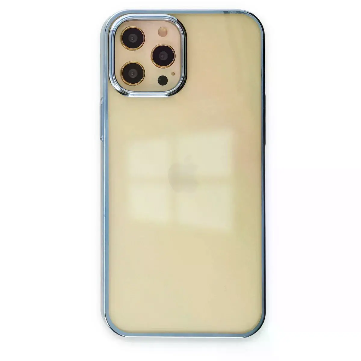 İphone 12 Pro Max Kılıf Element Silikon - Mavi