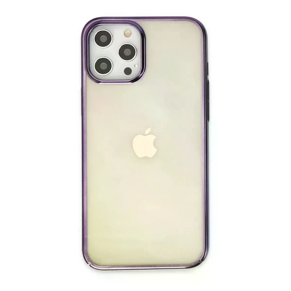 İphone 12 Pro Max Kılıf Element Silikon - Mor