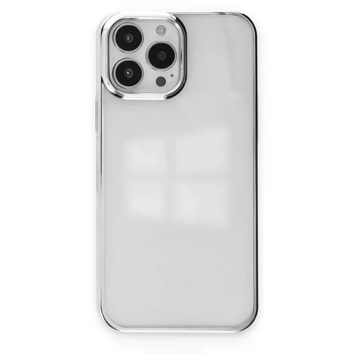 İphone 13 Pro Kılıf Element Silikon - Gümüş