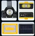 F.B.I Pro F-3003 Alüminyum PM10-TG LED Type-C Powerbank ve Solar Şarjlı Kamp Kafa Feneri-5