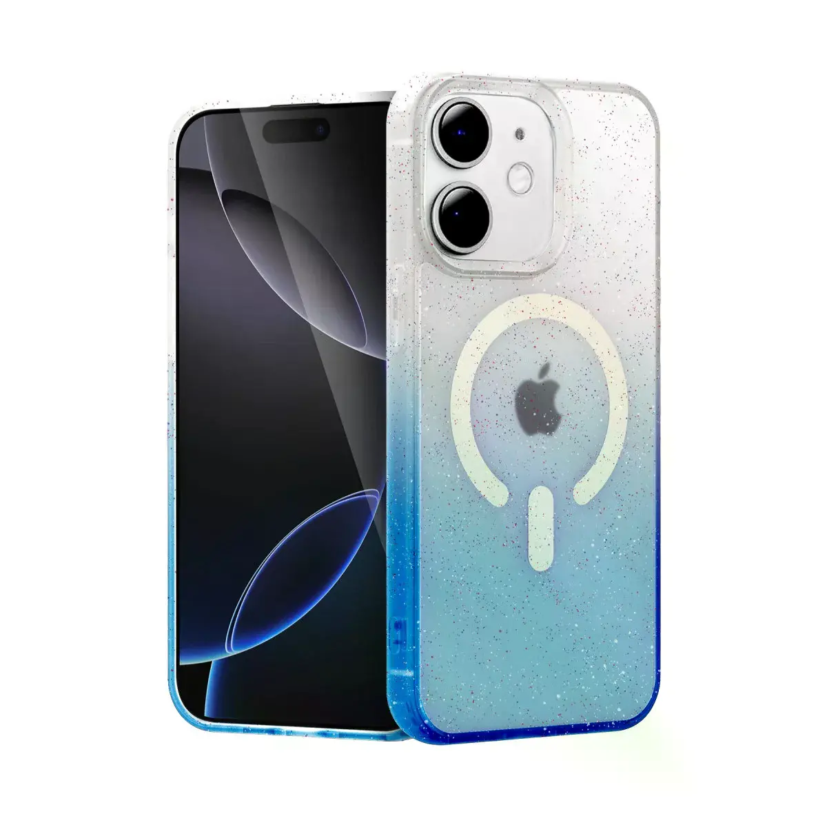 İphone 11 Pummel Shiny Magsafe Kapak - Mavi