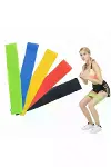 Pilates Squat Aerobik Direnç Lastiği 5 Li Paket-2