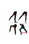 Pilates Squat Aerobik Direnç Lastiği 5 Li Paket-3