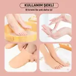 Ekstra Kalın Silikon Jel Ayak Nemlendirici Çorap-2