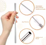 3 Parça Paslanmaz Çelik Pipet Seti-3