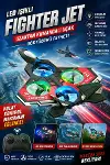 LED Işıklı Oyuncak Drone Fighter Jet Tasarımlı Uzaktan Kumandalı Uçak-1