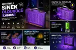 Elektrikli Sinek Öldürücü Lamba | Şarjlı, Sessiz, LED Işıklı Etkili Koruma-4