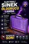 Elektrikli Sinek Öldürücü Lamba | Şarjlı, Sessiz, LED Işıklı Etkili Koruma-1