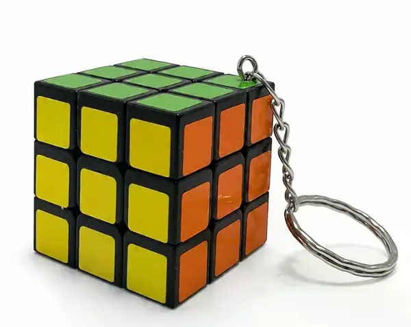 Zeka Küpü Anahtarlık - Mini Rubik Küpü Taşınabilir Oyuncak Alk4012