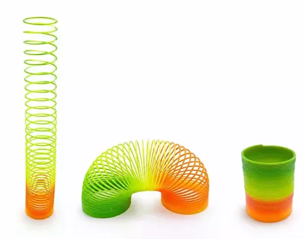 Rainbow Gökkuşağı Stres Yayı - Kutulu Orta Boy Plastik Slinky Oyuncak Alk4005
