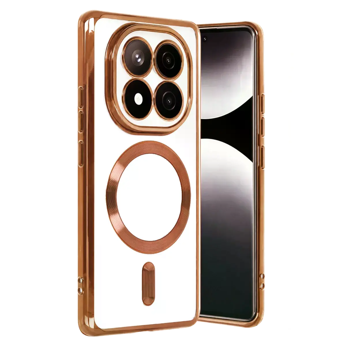 Xiaomi Redmi Note 15 Pro 4g Kross Magneticsafe Kapak - Turuncu